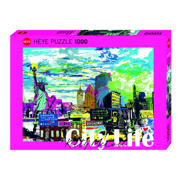 Puzzle 1000 pièces : I love New York - Heye-29681-58317