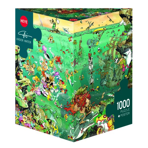 Puzzle 1000 pièces : Sous l'eau, Calligaro - Heye-29694-58333