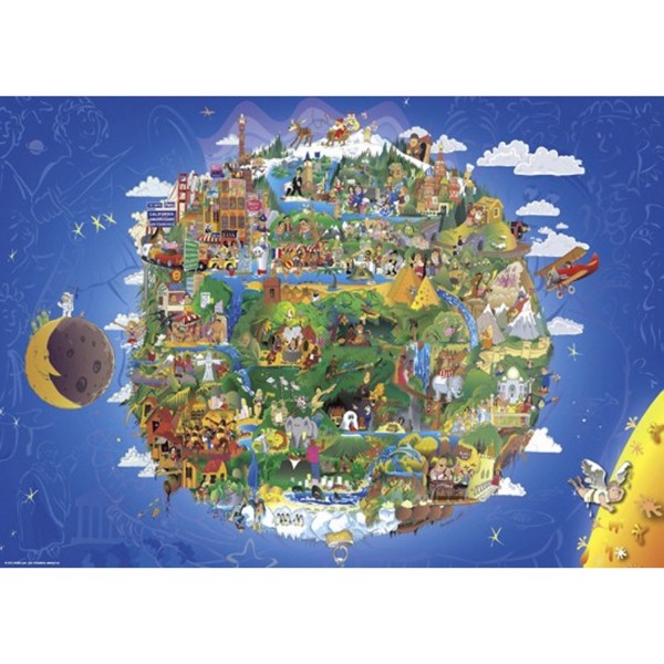 Puzzle 1000 pièces Anders Lion : La terre - Heye-29521-58277