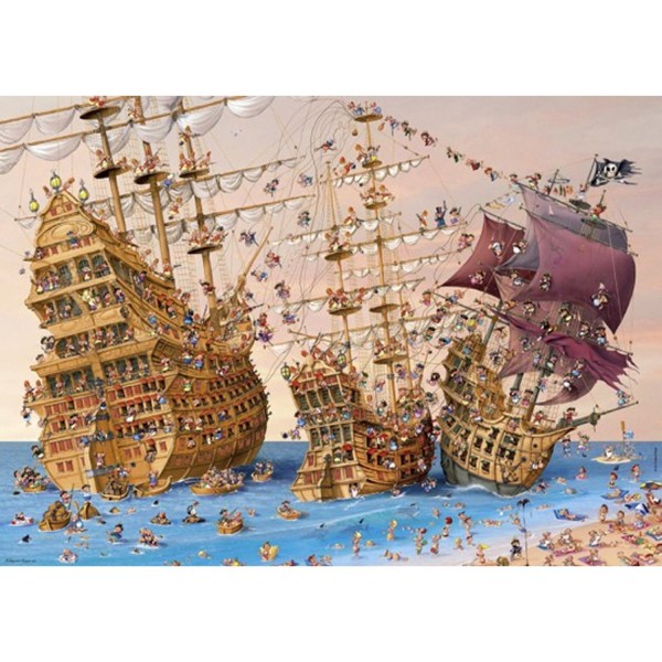 Puzzle 1000 pièces François Ruyer : Corsaires - Heye-29570-58286