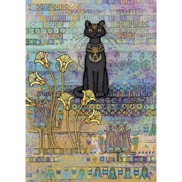 Puzzle 1000 pièces Jane Crowther : Chat égyptien - Heye-29536-58245