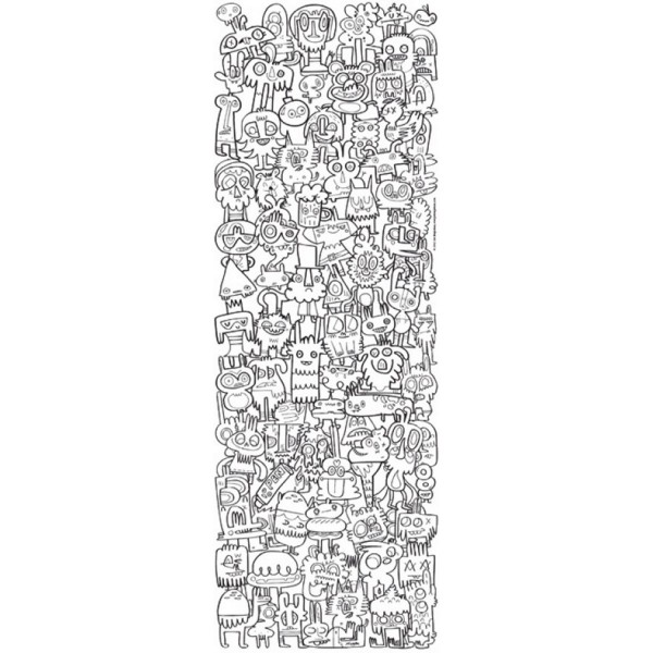 Puzzle 1000 pièces panoramique Jon Burgerman : Coloriez moi ! - Heye-29520-58219