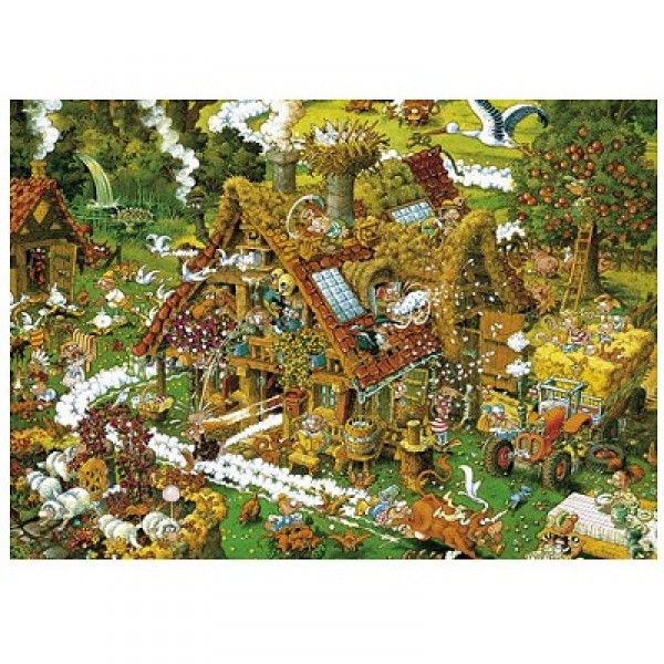 Puzzle 1500 pièces - Ryba : la drôle de ferme - Heye-08832-58400