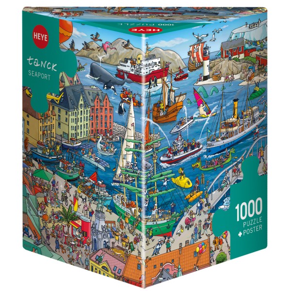 Puzzle 1000 pièces : Seaport - Heye-58111