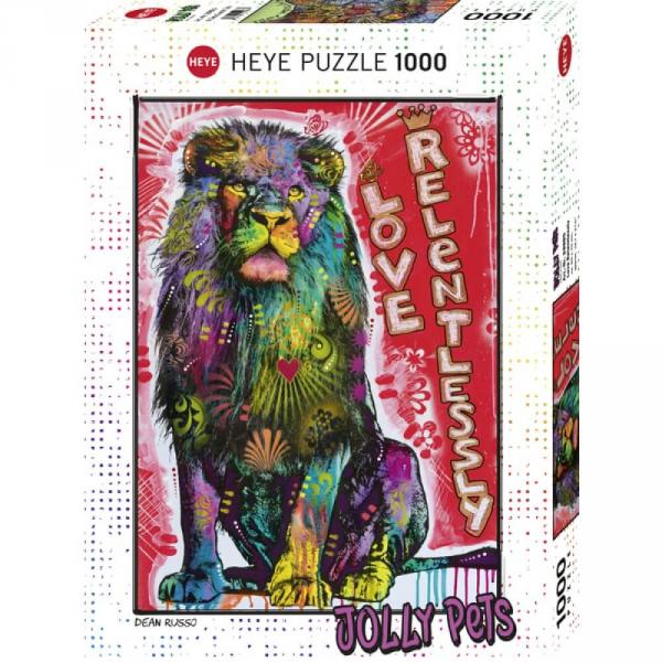 Puzzle 1000 pièces :  Jolly Pets Love Relentlessly  - Heye-57977