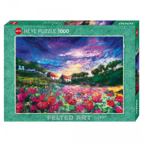 Puzzle 1000 Pièces : Sundown Poppies - Heye-58178