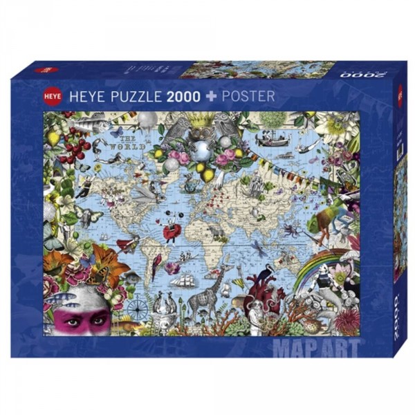 Puzzle 2000 Pièces : Quirky World - Heye-58267