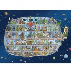 1500 pieces puzzle: Spaceship, Mattias Adolfsson