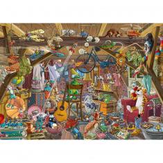1000 pieces puzzle: Birgit Tanck: In the attic