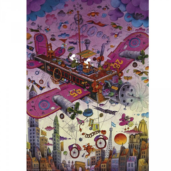 1000 pieces puzzle: Fly with me, Guillermo Mordillo - Heye-58561