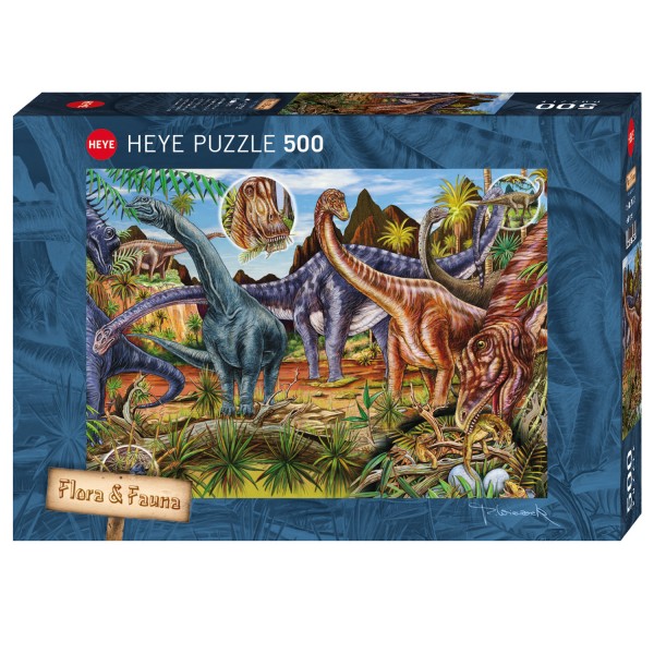 Puzzle 500 pièces : Herbivores - Heye-58084
