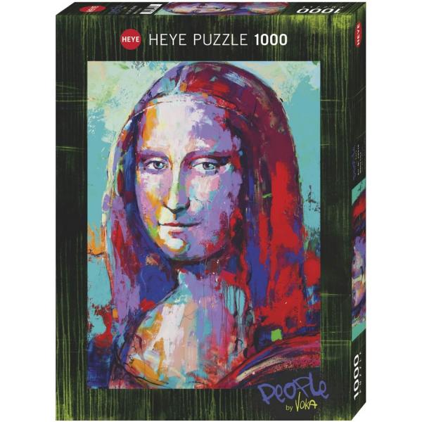 Puzzle 1000 pièces : Mona Lisa - Heye-58124-29948