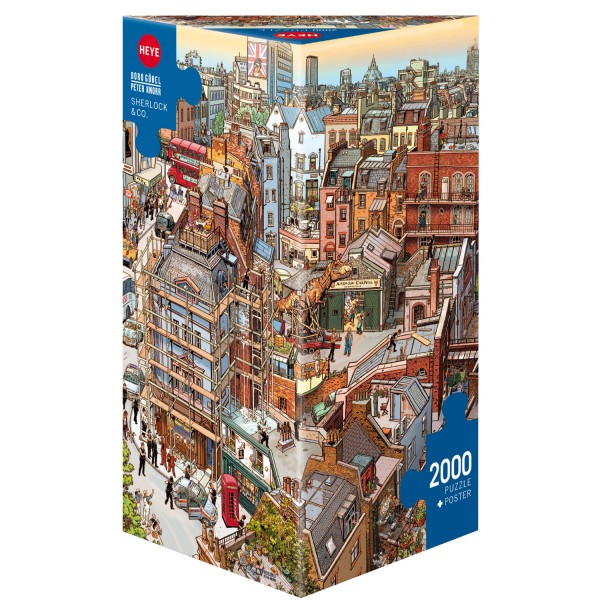 2000 pieces puzzle: Sherlock and co - Heye-58435