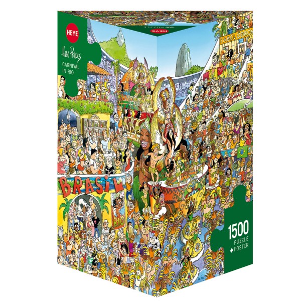 Puzzle 1500 pièces : Carnival in Rio - Heye-58403