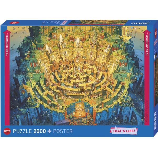 Puzzle 2000 pièces :That's life : au fond - Heye-58155