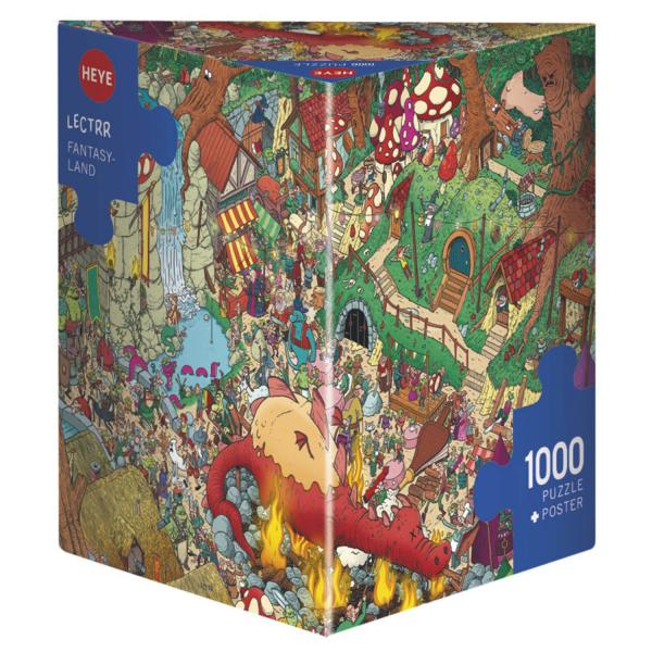 Puzzle 1000 pièces : Monde imaginaire - Heye-58244