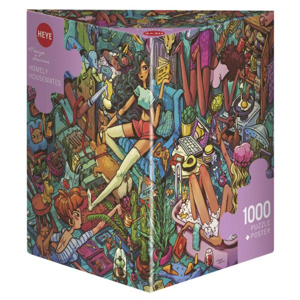 Puzzle 1000 pièces : Colocataires accueillants - Heye-58262