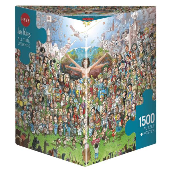 Puzzle 1500 pièces : Légendes de tous les temps - Heye-58274