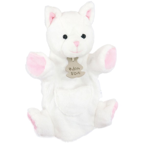 Marionnette Peluche : Chat - Histoire-HO2378