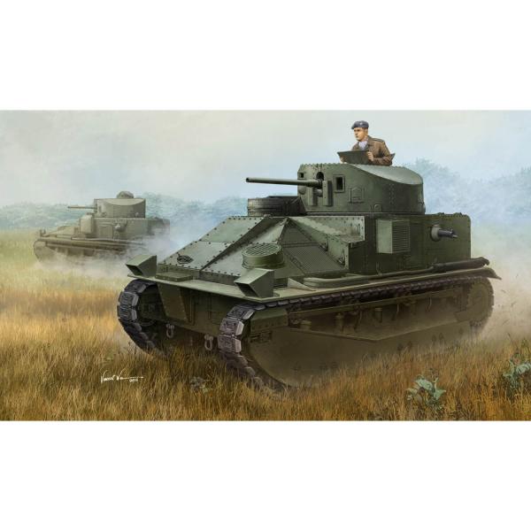 Maquette char : Vickers Medium Tank MK II - HobbyBoss-83879
