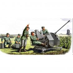Figurines militaires : Ensemble de figurines Flak38 20 mm