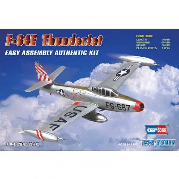 Maquette avion : American F-84E Thunderjet - Hobbyboss-80246