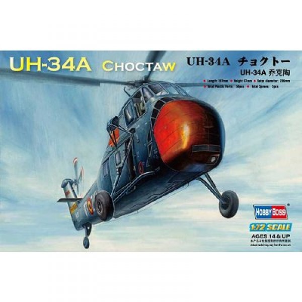 Maquette hélicoptère : American UH-34A Choctaw - Hobbyboss-87215