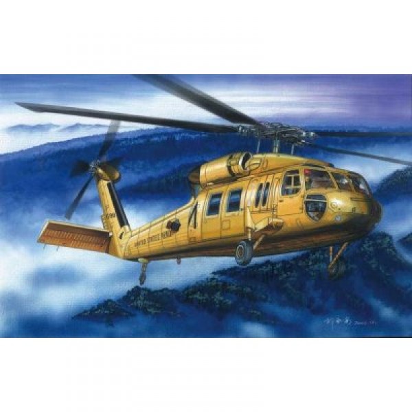 Maquette hélicoptère : American UH-60A Blackhawk - Hobbyboss-87216