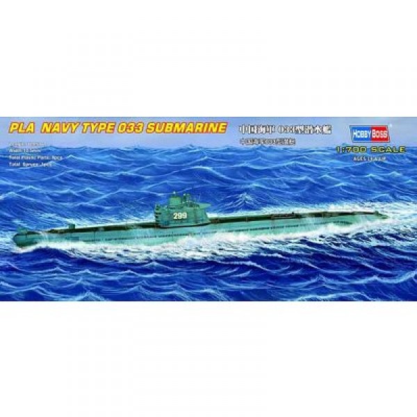 Maquette sous-marin : Chinese Naval Type 33  - Hobbyboss-87010