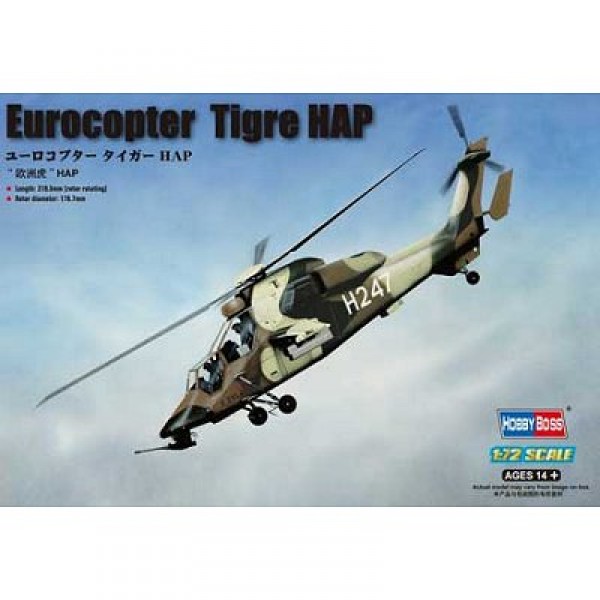 Maquette hélicoptère : Eurocopter Tigre HAP - Hobbyboss-87210