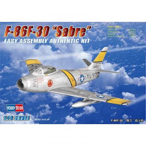 Maquette avion : F-86F-30 Sabre - Hobbyboss-80258