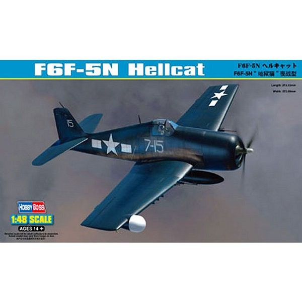 Maquette avion : F6F-5N Hellcat - Hobbyboss-80341