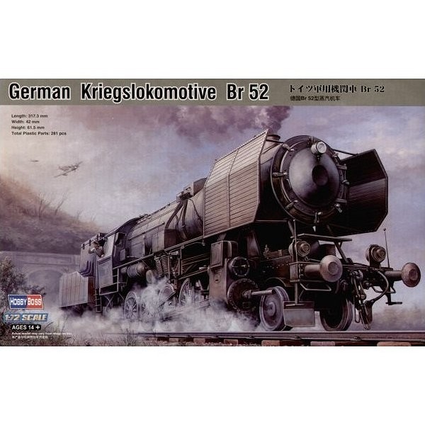 Maquette locomotive : German Kriegslokomotive BR-52 - Hobbyboss-82901