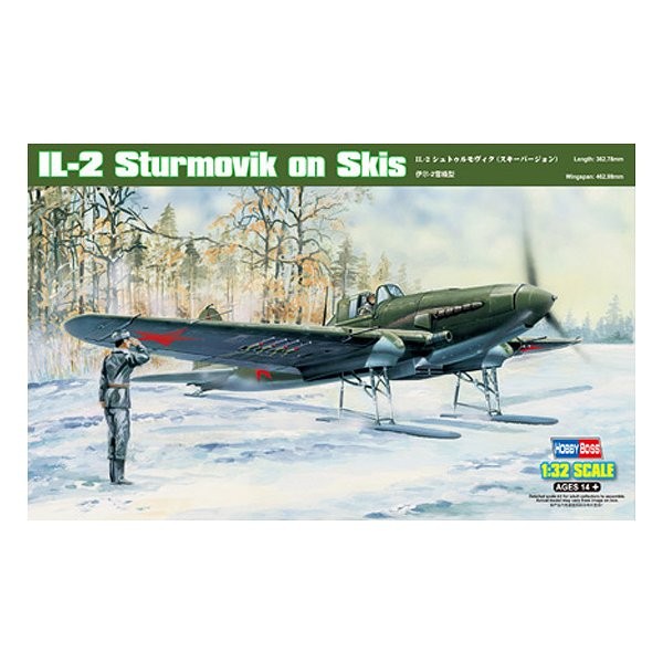Maquette avion : IL-2 Sturmovik on Skis - Hobbyboss-83202