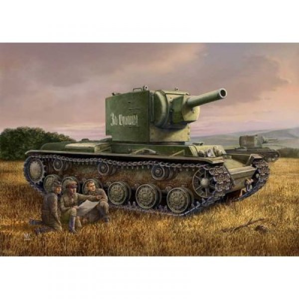Maquette Char : Russia N KV-2 Tank - Hobbyboss-84816