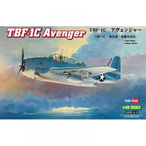 Maquette avion : TBF-1C Avenger - Hobbyboss-80314