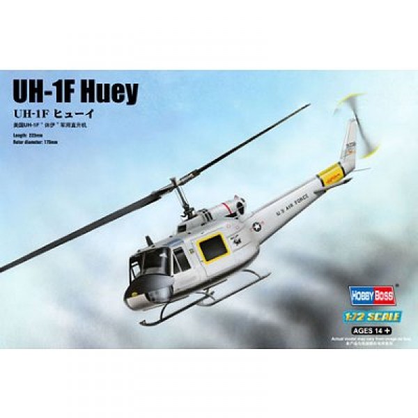 Maquette hélicoptère : UH-1F Huey - Hobbyboss-87230