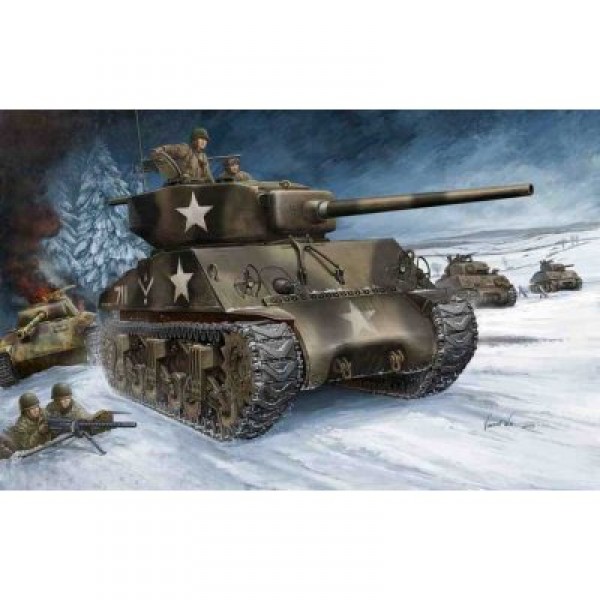 Maquette Char : US M4A 376 (W) Tank - Hobbyboss-84805