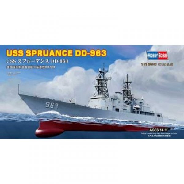 Maquette bateau : USS Spruance DD-963 - Hobbyboss-82504