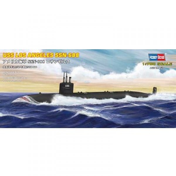 Maquette sous-marin : USS SSN-668 Los Angeles  - Hobbyboss-87014