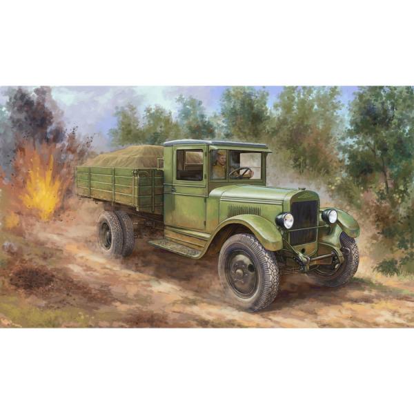 Maquette véhicule militaire : Camion russe ZIS-5 - HobbyBoss-83885