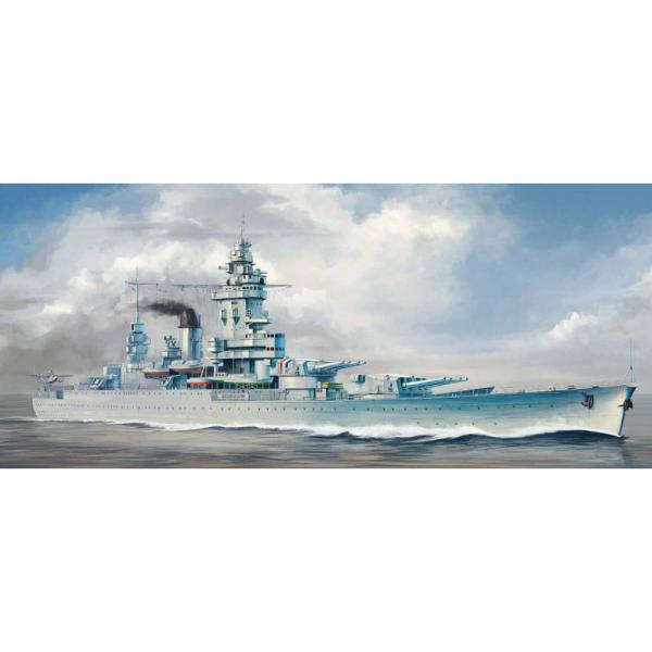 French Navy Strasbourg Battleship - 1:350e - Hobby Boss - HobbyBoss-86507