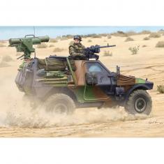 Military vehicle model: MILAN light armored vehicle 