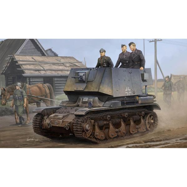 Maquette char : Befehlsfahrzeug auf Fgst.Pz.Kpfw.35 R731 - HobbyBoss-83809