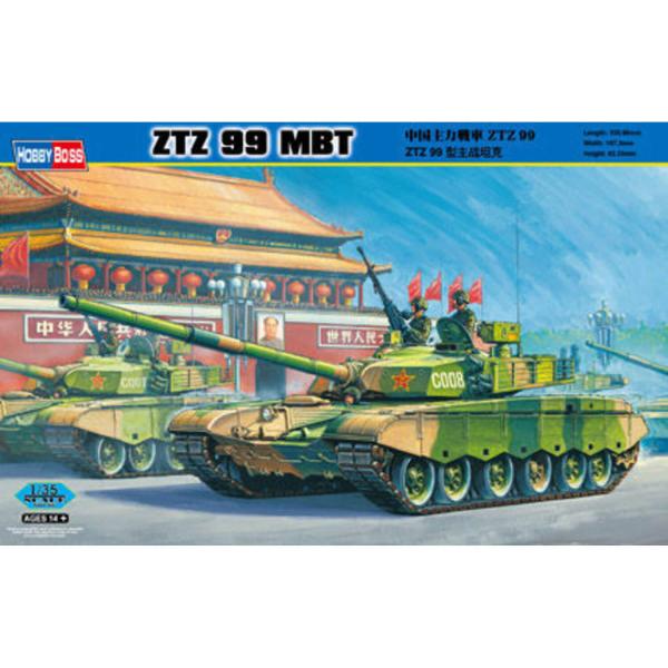 Maquette char : char de combat chinois PLA ZTZ 99 - HobbyBoss-82438