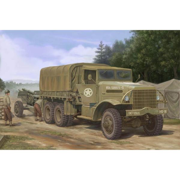 Maquette véhicule militaire : US White 666 Cargo (Soft Top) - HobbyBoss-83802