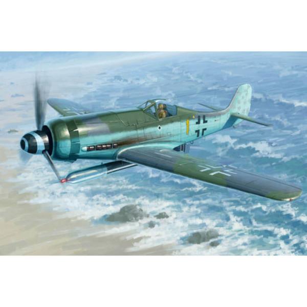 Maquette avion : avion de chasse bombardier allemand Focke-Wulf FW190D-12 R14 - HobbyBoss-81720