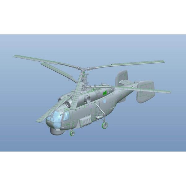 Maquette hélicoptère : Hélice Ka-27 russe - HobbyBoss-81739