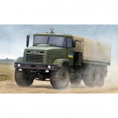 Maquette véhicule militaire : Ukraine KrAZ-6322 Camion cargo «Soldier»