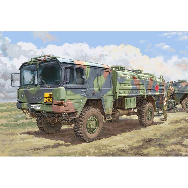 Maquette Véhicule militaire : camion LKW 5t mil glw - HobbyBoss-85508